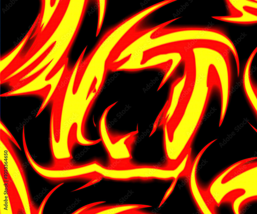 Fire waves stripes texture abstraction Fire waves stripes texture abstraction