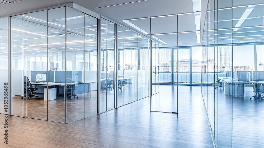 modern office, co-working space, bright and friendly, abstract modern office, co-working space, bright and friendly, abstract