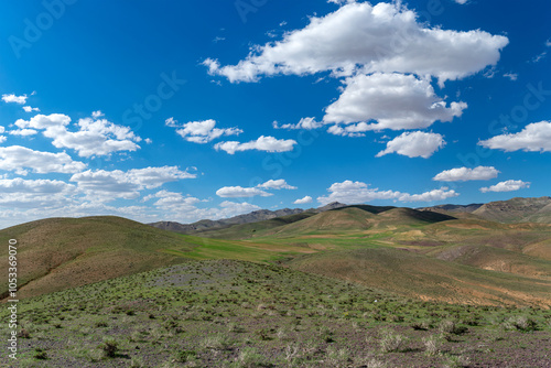 clouds over the mountains