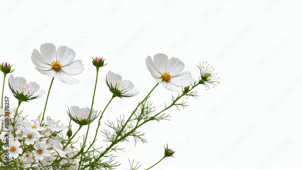 Fototapeta premium white flowers