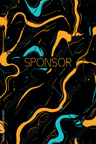 Soccer jersey design for sublimation. 
Abstract background with sport pattern.