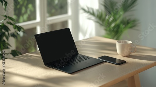 Wallpaper Mural The Laptop and Smartphone Setup Torontodigital.ca