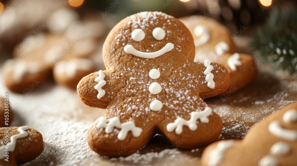 Freshly baked gingerbread cookies Freshly baked gingerbread cookies