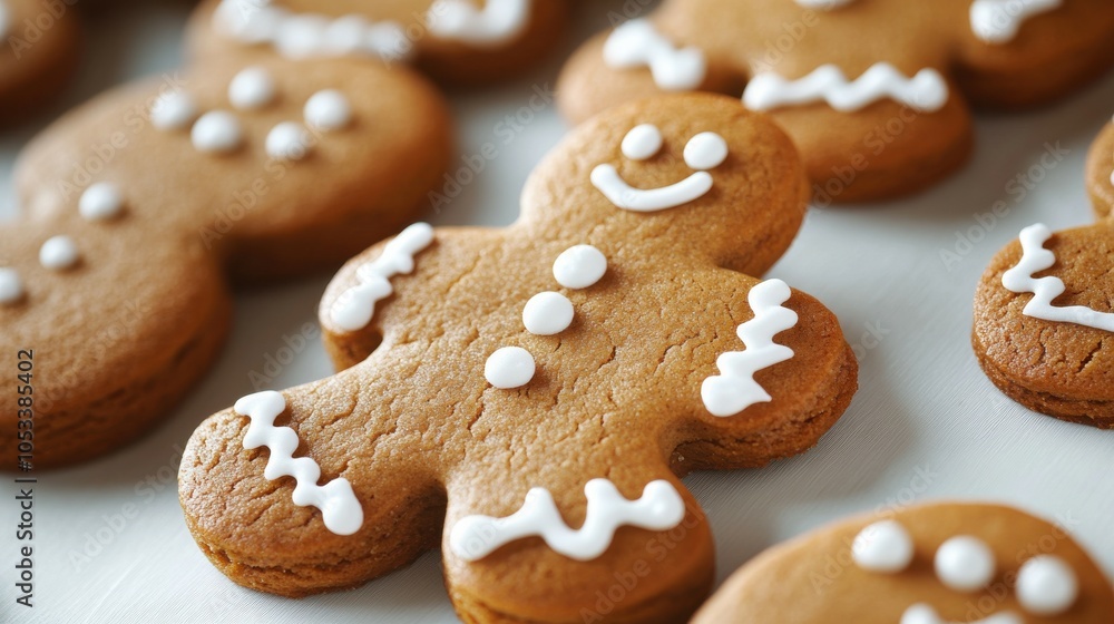 Freshly baked gingerbread cookies Freshly baked gingerbread cookies