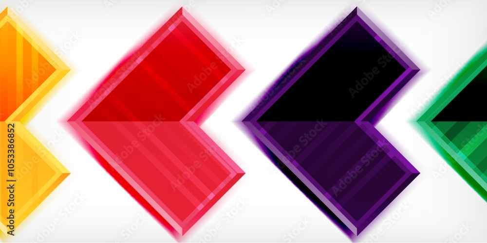 Arrow symbols created with 3d effects and line texture geometric abstract background Arrow symbols created with 3d effects and line texture geometric abstract background