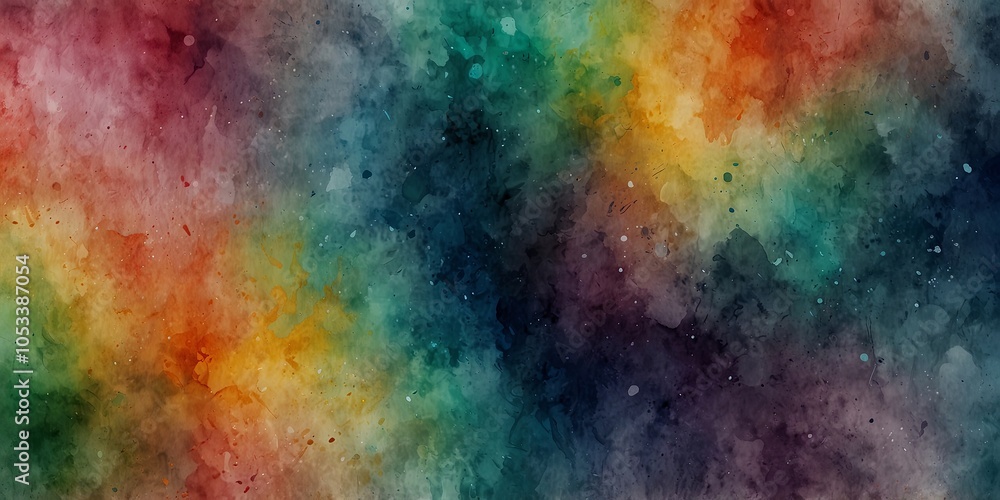 Watercolor Backgrounds with Abstract Designs. Watercolor Backgrounds with Abstract Designs.