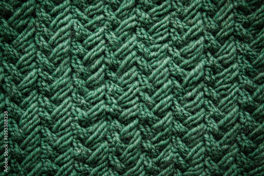 Textured Green Knit Pattern Ideal for Textiles and Fashion Designs Textured Green Knit Pattern Ideal for Textiles and Fashion Designs
