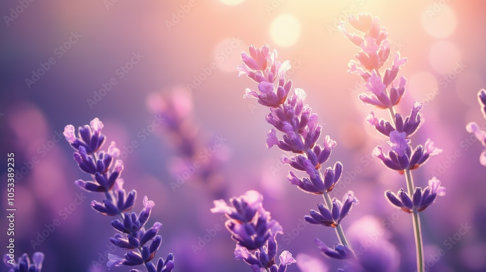 Gradient lavender background with soft light Gradient lavender background with soft light