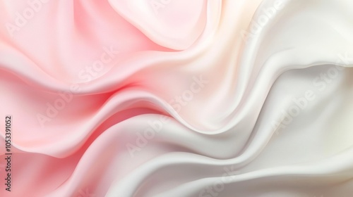 Soft Pink to Light Grey Gradient Background for Design and Digital Art Generative AI photo