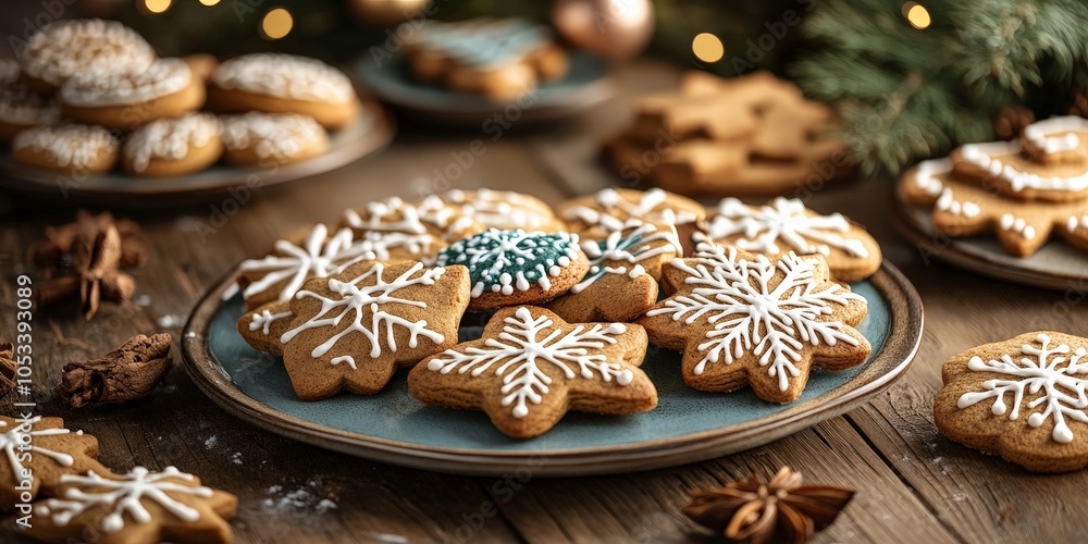 Christmas homemade gingerbread cookies Christmas homemade gingerbread cookies