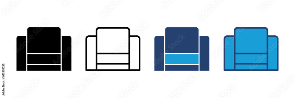 Sofa icon vector. sofa icon illustration Sofa icon vector. sofa icon illustration