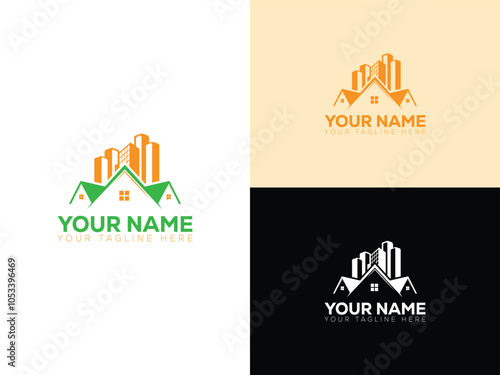 Real Estate Vector Construction and Architecture Buliding Logo
