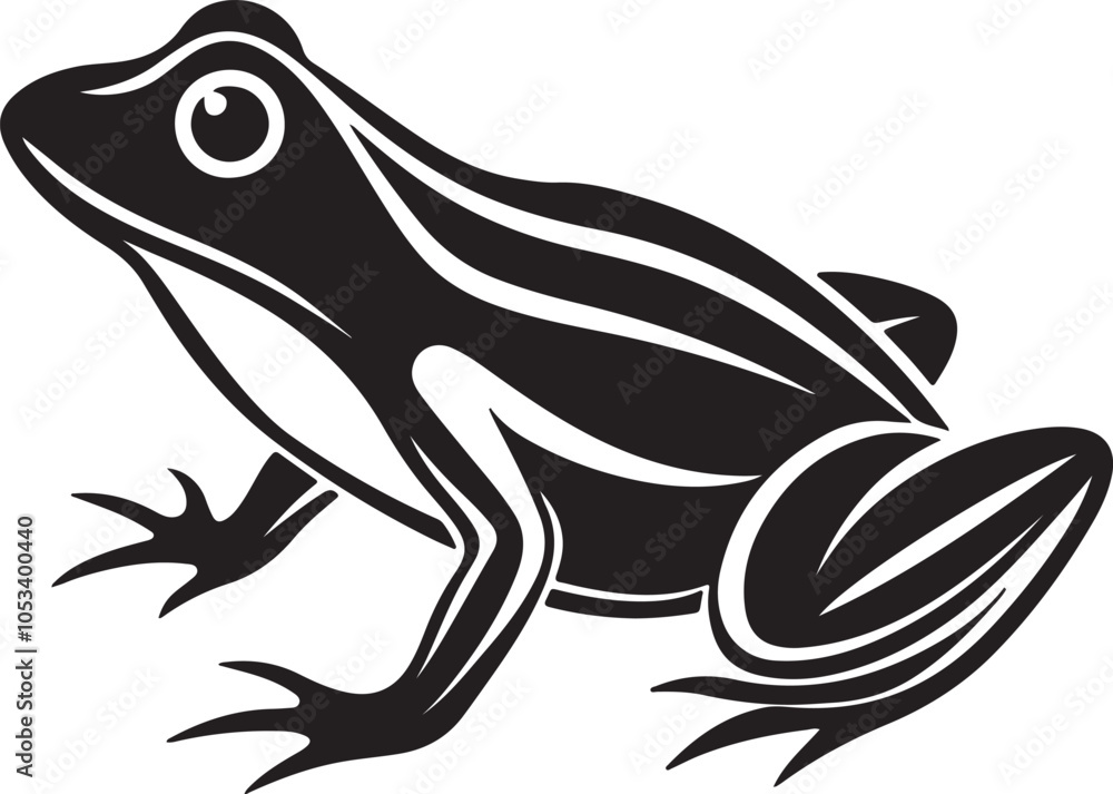 frog on white background frog on white background