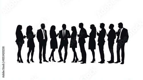 Business People Silhouette.