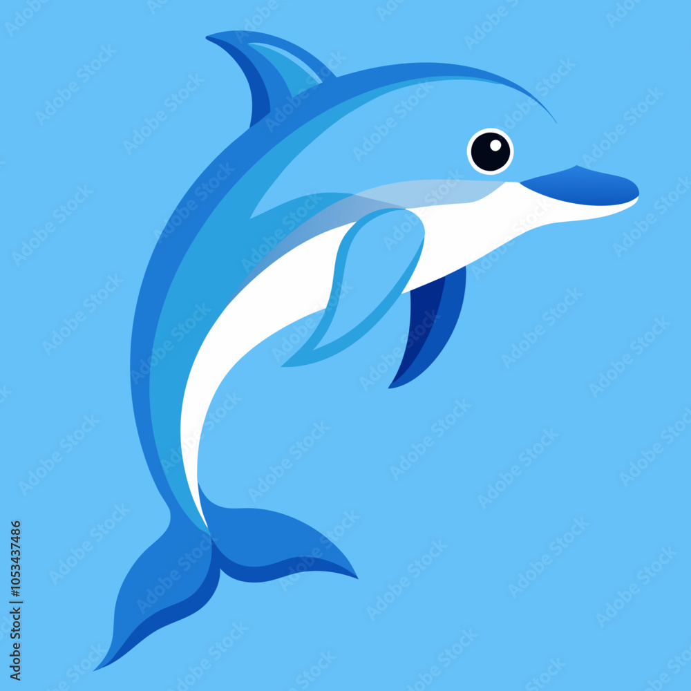 Fototapeta premium dolphin in the sea