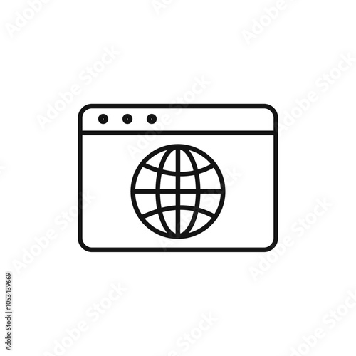 Browser icon vector set collection for web