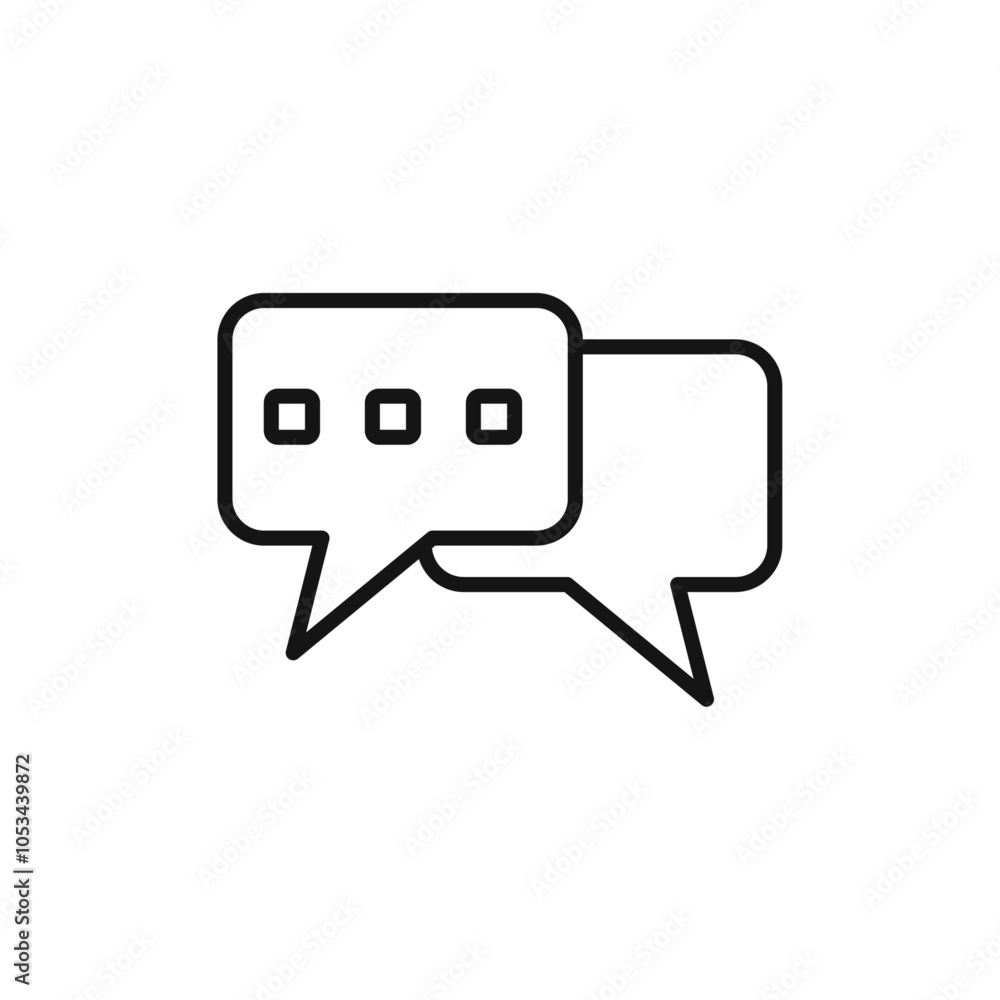 Chat icon vector set collection for web Chat icon vector set collection for web