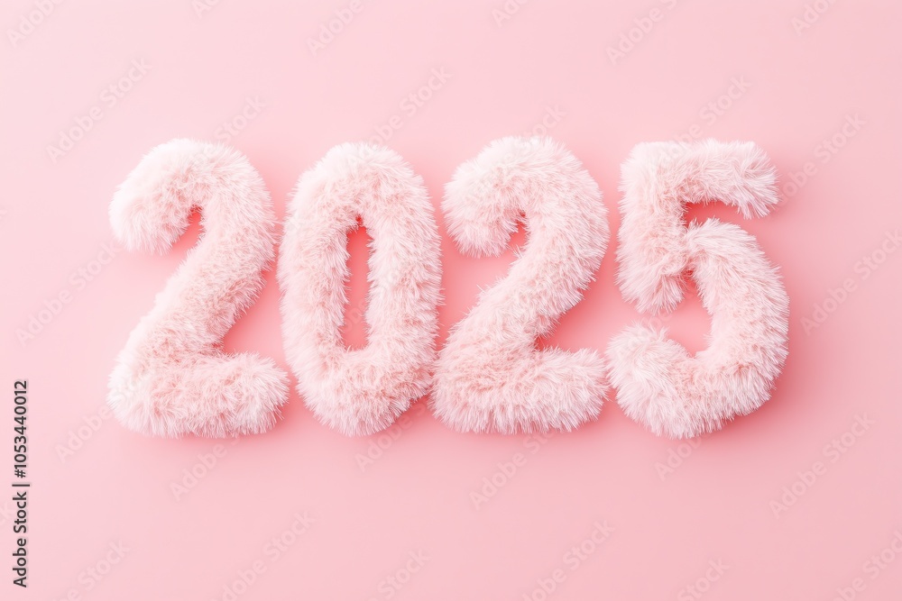 2025 New Year numbers for Christmas and New Year greetings. Pink inscription 2025 New Year numbers for Christmas and New Year greetings. Pink inscription