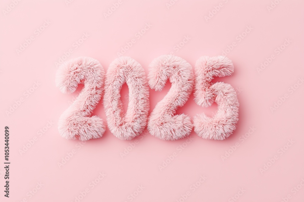 2025 New Year numbers for Christmas and New Year greetings. Pink inscription 2025 New Year numbers for Christmas and New Year greetings. Pink inscription