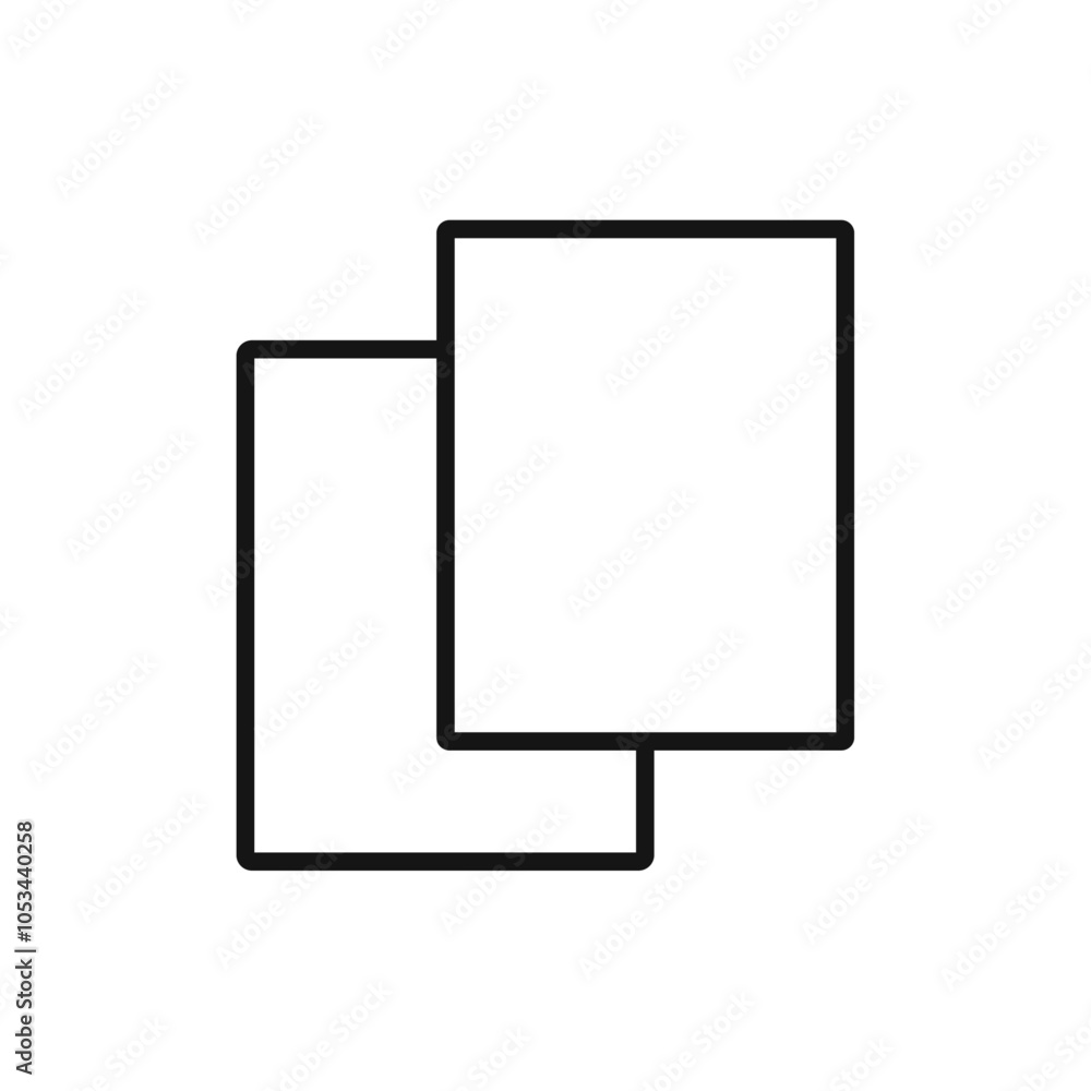 Copy icon vector set collection for web Copy icon vector set collection for web