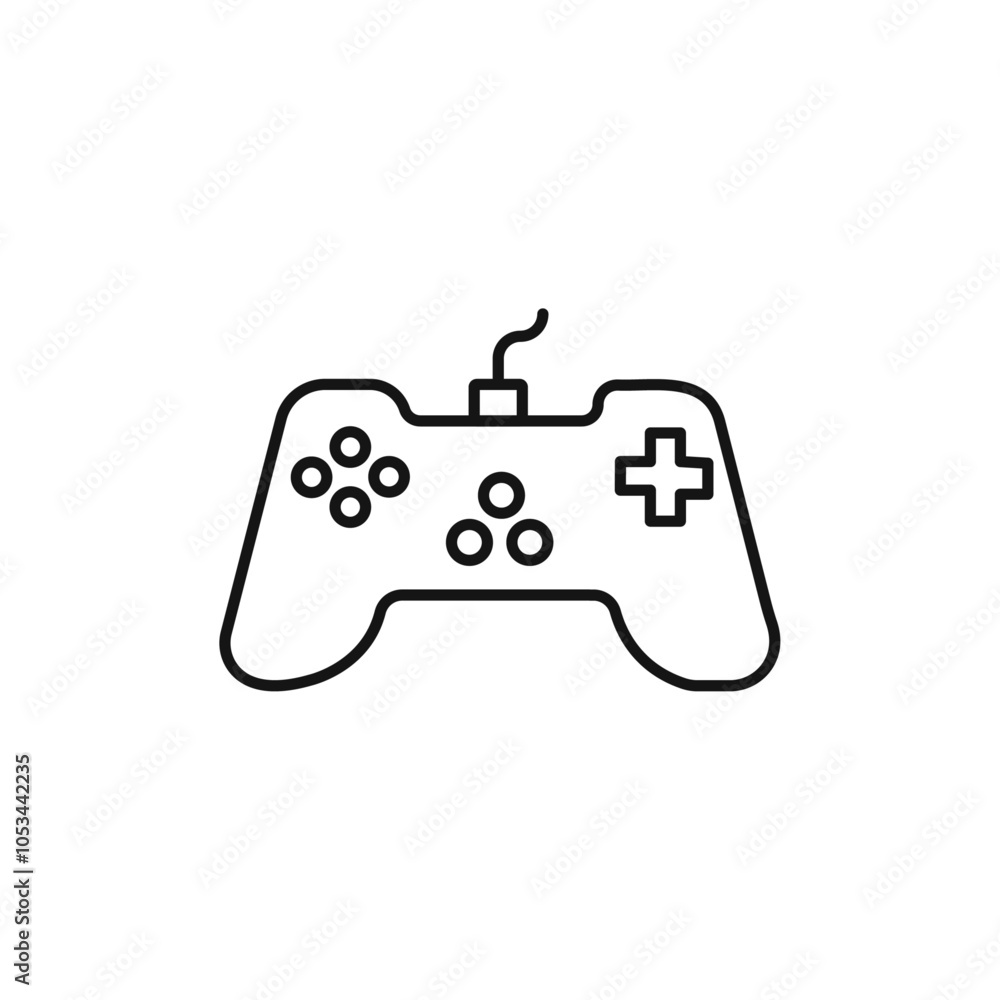 Gamepad icon vector set collection for web Gamepad icon vector set collection for web