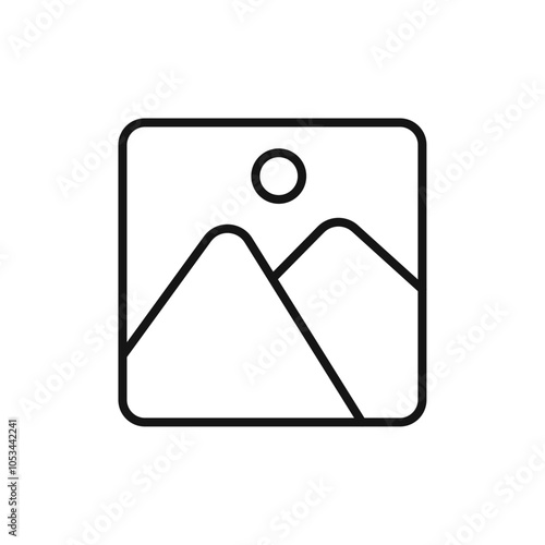 Gallery icon vector set collection for web