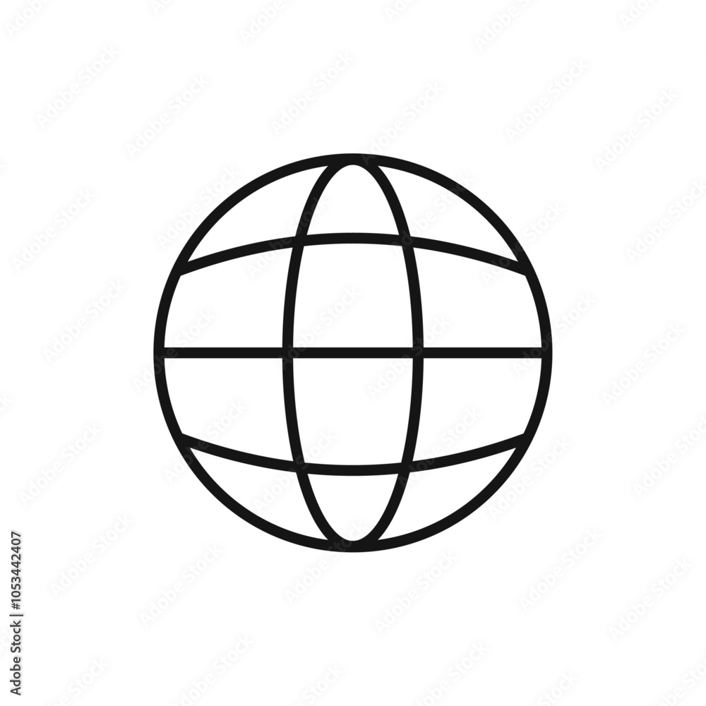 Globe icon vector set collection for web Globe icon vector set collection for web