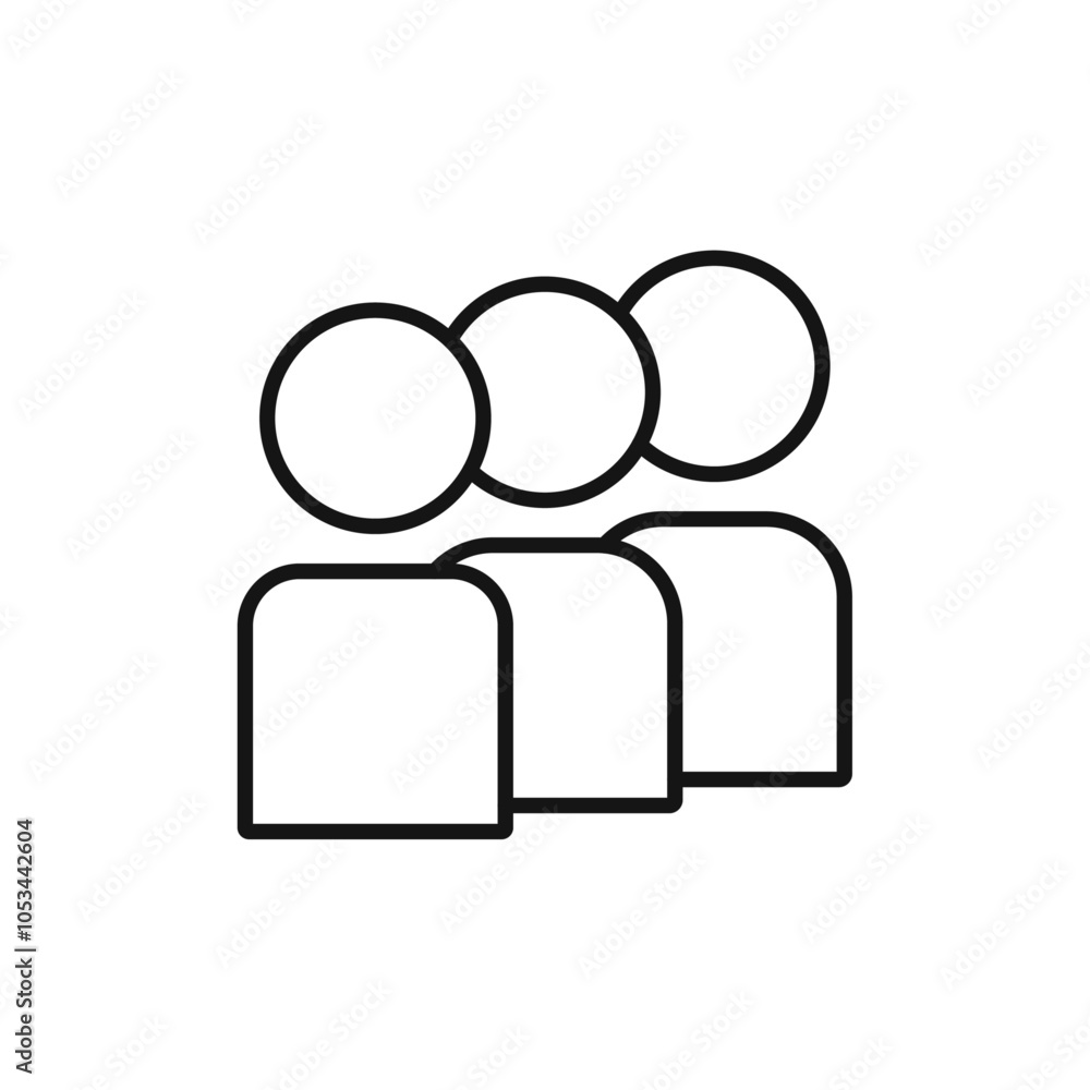 Group icon vector set collection for web Group icon vector set collection for web
