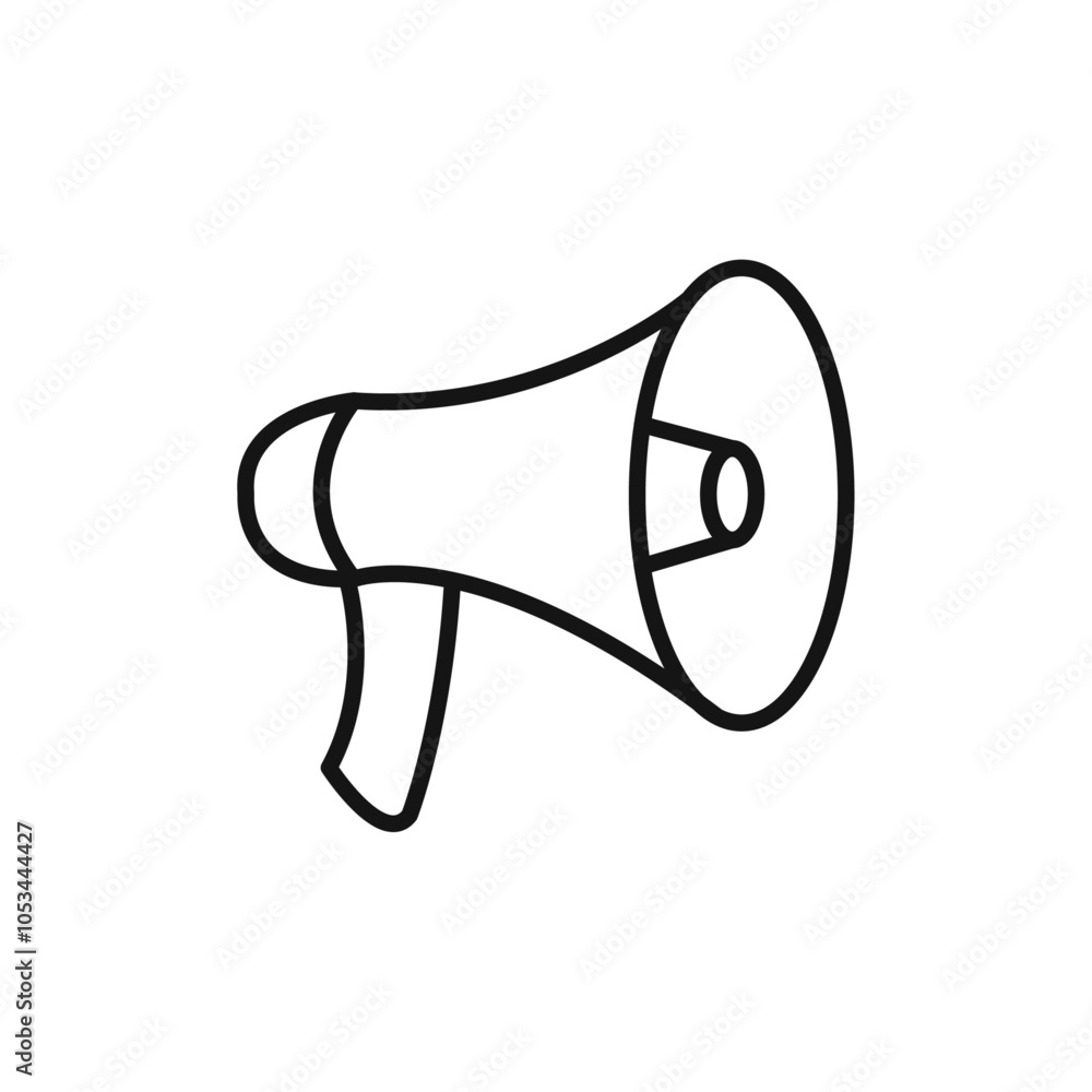 Megaphone icon vector set collection for web Megaphone icon vector set collection for web