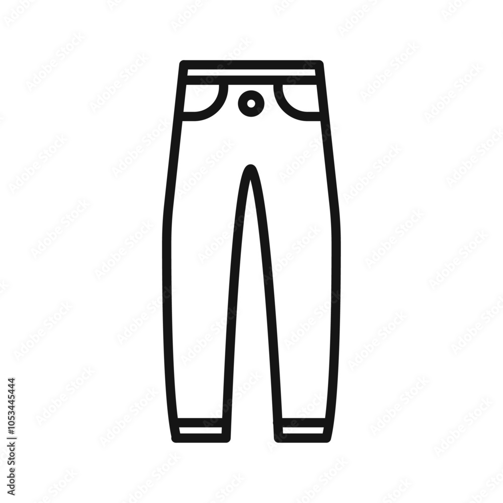 Pants icon vector set collection for web Pants icon vector set collection for web