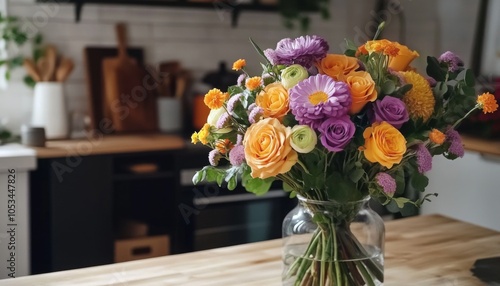 Wallpaper Mural Boost your mood with a beautiful flower display on the table. Torontodigital.ca