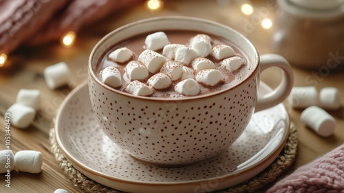 Hot cocoa with marshmallows