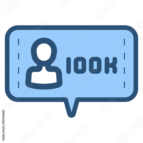 100k subscriber icon