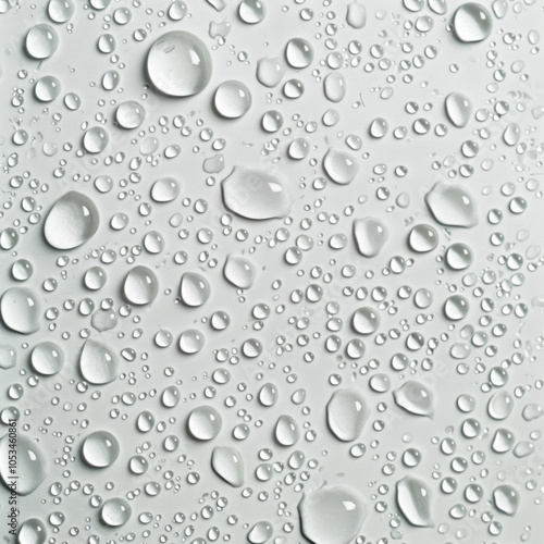 Water drops on glass background