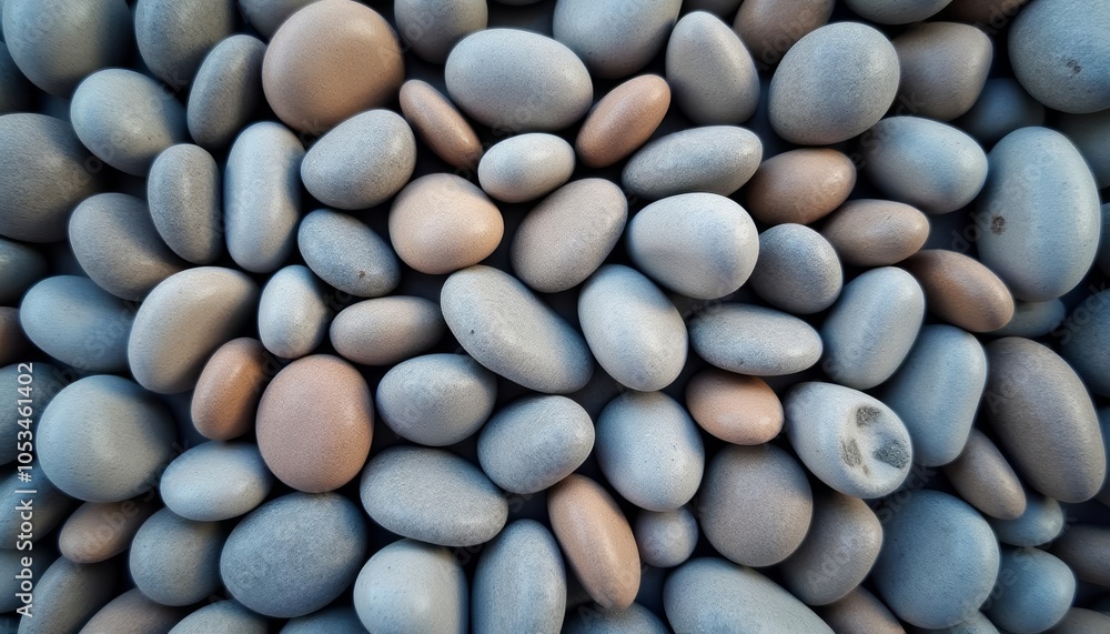 A collection of smooth colorful river rocks A collection of smooth colorful river rocks