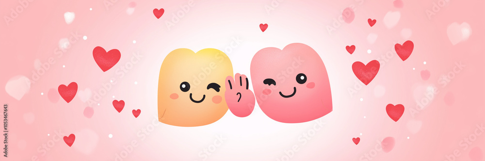 A happy couple fingers in love smiley and hugging, Valentine's day concept. A happy couple fingers in love smiley and hugging, Valentine's day concept.