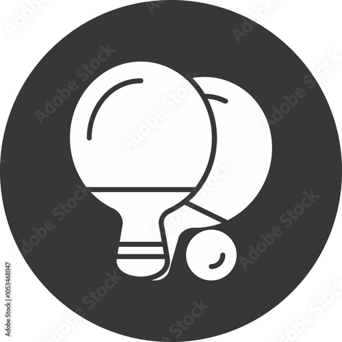 Table Tennis Vector Icon