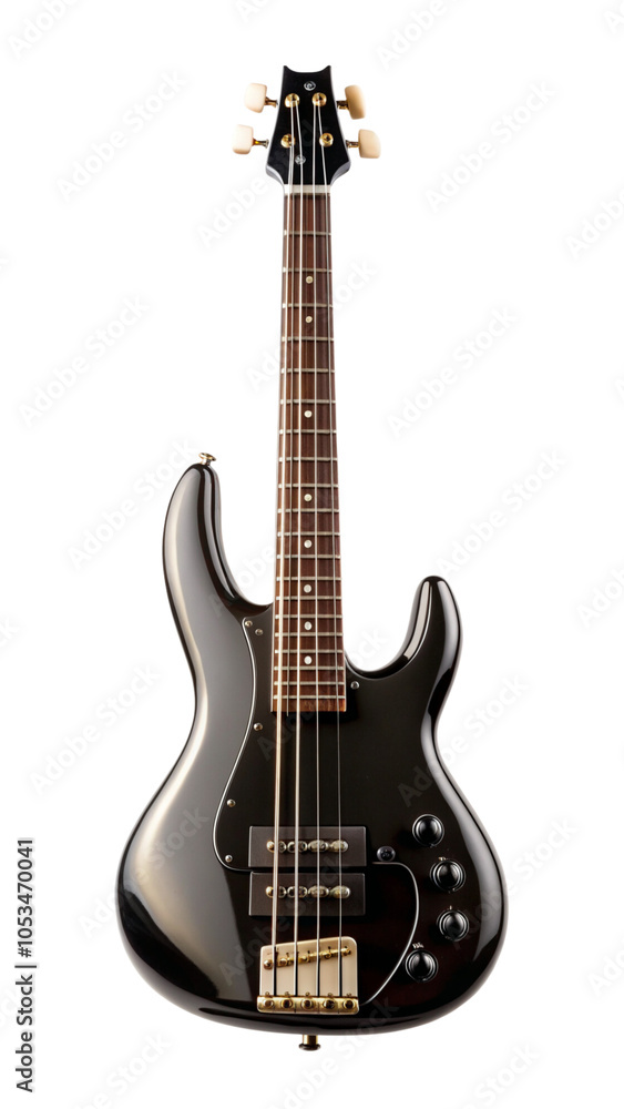 Close-up of an electric guitar isolated on a transparent background. Close-up of an electric guitar isolated on a transparent background.
