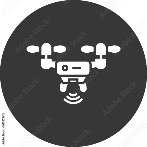 Drone Vector Icon Design