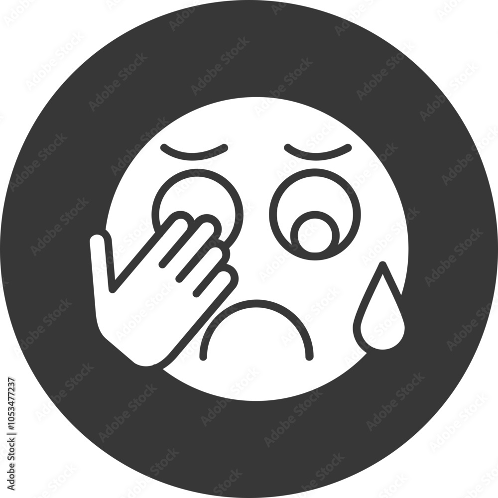 Embarrassed Vector Icon Design Embarrassed Vector Icon Design