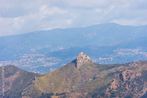 Scenic view of the mountains in Tizi Ouzou, Algeria. photo