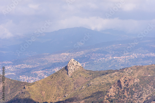 Scenic view of the mountains in Tizi Ouzou, Algeria. photo