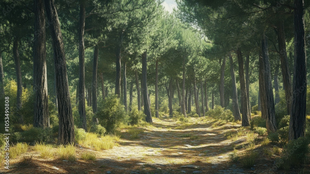 Pine forest Pine forest