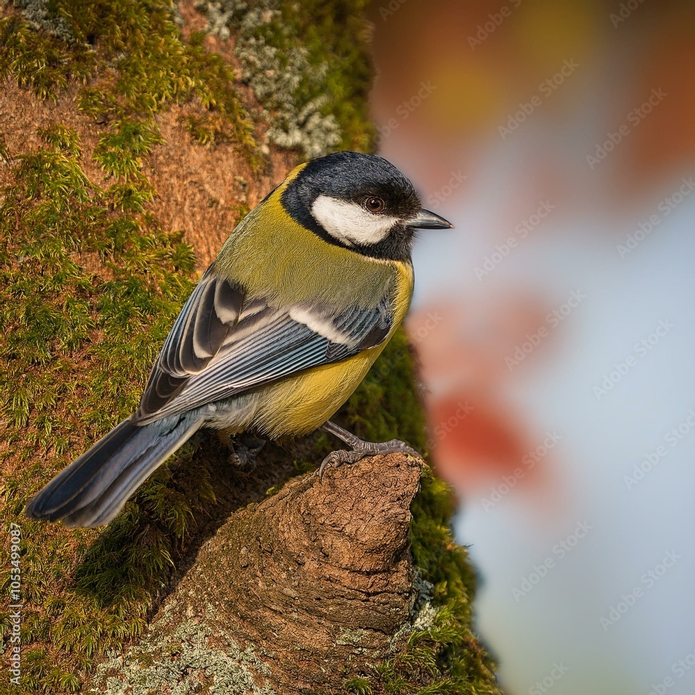 Fototapeta premium great tit bird animal