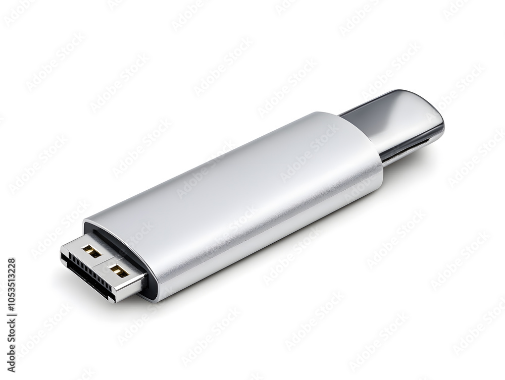 USB flash drive, isolated on white background USB flash drive, isolated on white background