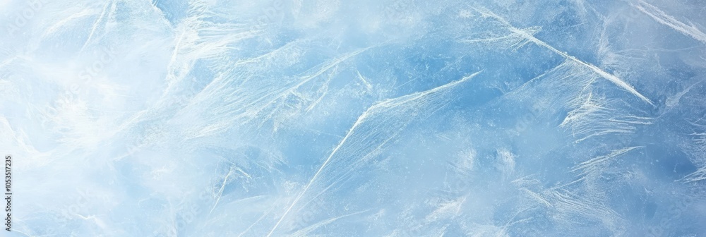 Fototapeta premium Abstract Blue Ice Texture Background Visual