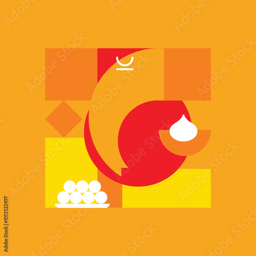 Happy Ganesh Chaturthi Creative Vector Vinayaka Festival Greetings