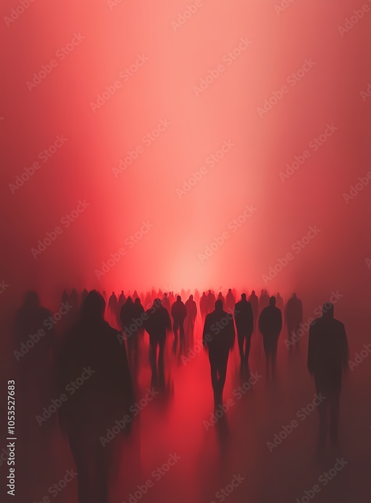 Fototapeta premium Walking crowds