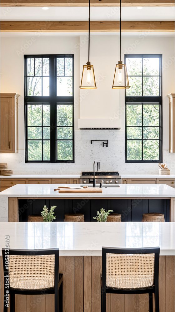custom made wallpaper toronto digitalModern high end luxury kitchen with marble work tops