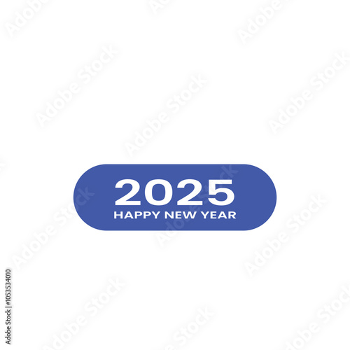Big Set of 2025 number design template. 2025 New Year logo text design. Collection of 2025 Happy New Year. Vector illustration.